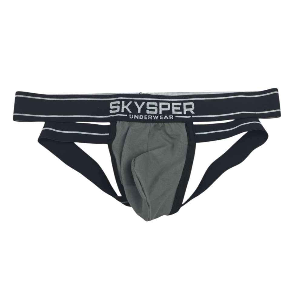 NWOT SkySPer Elastic And Cotton Jock Strap Buttless Underwear Size Large